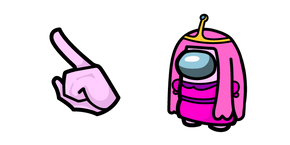 Among Us Princess Bubblegum Cursor
