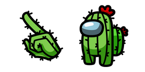 Among Us Cactus Character Curseur