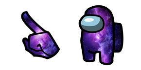 Among Us Galaxy Character cursor