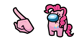 Among Us My Little Pony Pinkie Pie Character Curseur