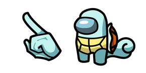 Among Us Squirtle Character cursor