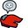Among Us Red Dead Body and Report Pointer