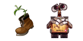 WALL-E and Plant Curseur