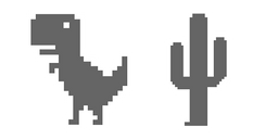 Chrome Dino T-Rex Cursor