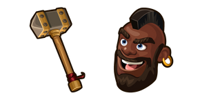 Clash of Clans Hog Rider and Hammer cursor