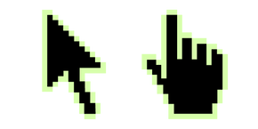 Yellow Green Crayola Pixel Cursor