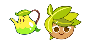 Cookie Run Herb Cookie and Herb Teapot Cursor