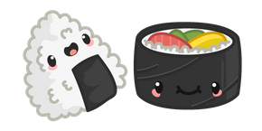 Cute Onigiri and Makizushi Cursor