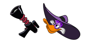 Darkwing Duck and Gun Curseur