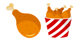 Fried Chicken Leg Bucket Cursor