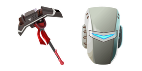Fortnite A.I.M. Skin A.X.E. Pickaxe Cursor