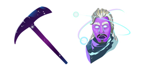 Курсор Fortnite Galaxy Skin Stellar Axe