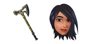 Fortnite Gear Specialist Maya and Pickaxe Cursor