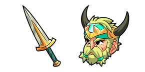 Brawlhalla Bödvar and Sword cursor
