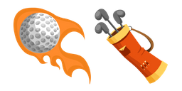 Golf Bag and Ball Cursor