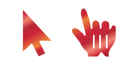Red Apple Gradient Cursor