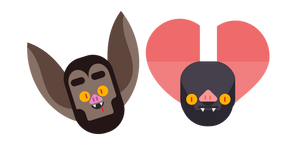 Halloween Funny Bats Cursor