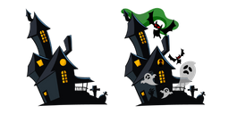 Halloween Haunted House Cursor