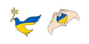 Stand With Ukraine Cursor