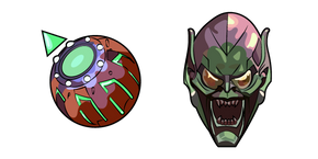 Spider-Man: No Way Home Green Goblin and Pumpkin Bomb Cursor