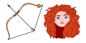 Brave Princess Merida and Bow Curseur