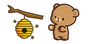 Milk & Mocha Mocha Bear and Beehive Cursor