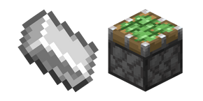 Minecraft Iron Ingot and Pistons cursor