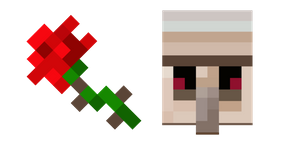 Minecraft Rose and Iron Golem Curseur