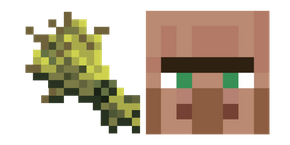 Курсор Minecraft Wheat and Villager