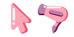 Minimal Pink Hair Dryer