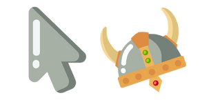Minimal Viking Helmet Cursor