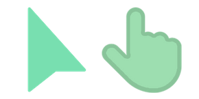 Modern Green Cursor