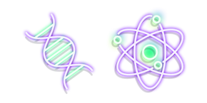 Neon Atom and DNA cursor