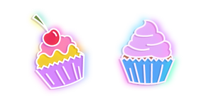 Neon Cupcake cursor