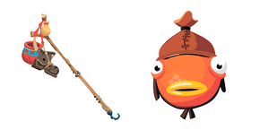 Fortnite Fishstick Skin Bootstraps Pickaxe Curseur