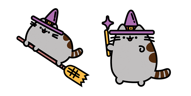 Witch Pusheen Cursor