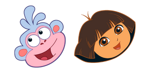 Dora the Explorer Dora and Boots the Monkey Cursor