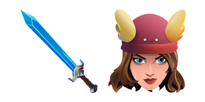 Fortnite Skye Skin Epic Swords of Wonder Pickaxe Cursor
