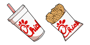 Chick-fil-A Soda Drink and Waffle Potato Fries Cursor