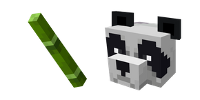 Minecraft Bamboo and Panda cursor