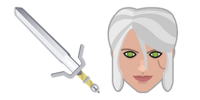The Witcher Ciri Sword Zireael Curseur