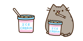 Pusheen and Ice Cream Curseur