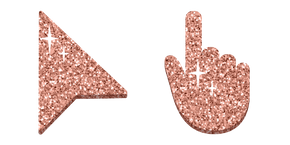 Copper Glitter Cursor