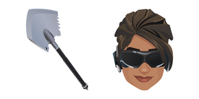 Fortnite Arctic Assassin Skin Ice Breaker Pickaxe Curseur