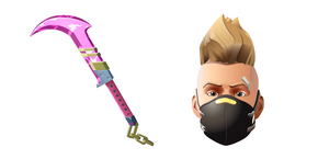 Fortnite Summer Drift Skin Dual Edge Pickaxe Cursor