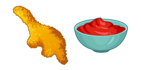 Dino Chicken Nuggets Cursor