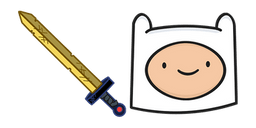Adventure Time Finn Scarlet Sword Cursor
