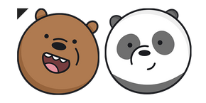 We Bare Bears Grizz and Panda cursor