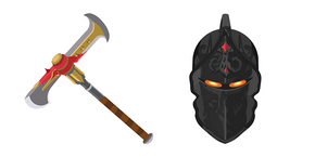 Курсор Fortnite Black Knight Skin Pickaxe