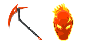Fortnite Inferno Skin Pickaxe cursor